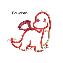 Stickdatei - Knuffeldrachen Paulchen